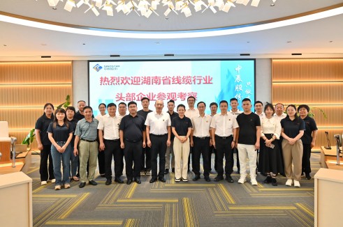 聚智 协同 共享——湖南线缆头部企业莅临z6尊龙电缆调查互换